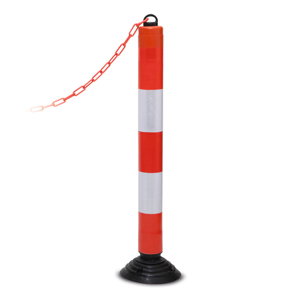London Safety 1050mm High Traffic Post with Chain Eyelet