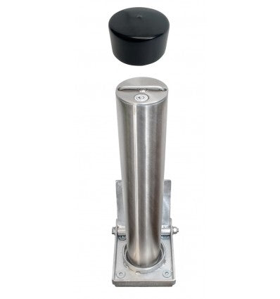 Stainless Steel Telescopic Security Bollard with Cap