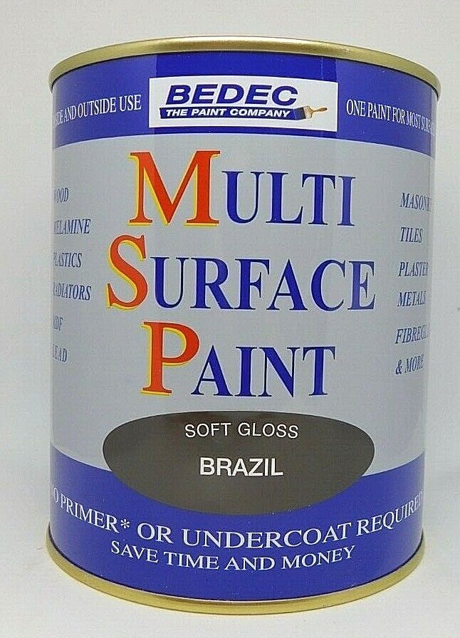 Water Based 750ml Soft Satin Paint - Quick Dry Multi Surface