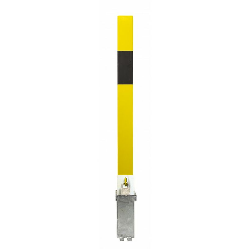 Heavy Duty Removable Security & Parking Post With Locking Padlock