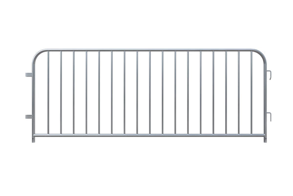 2.3m Galvanized Loose Leg Crowd Control Barrier