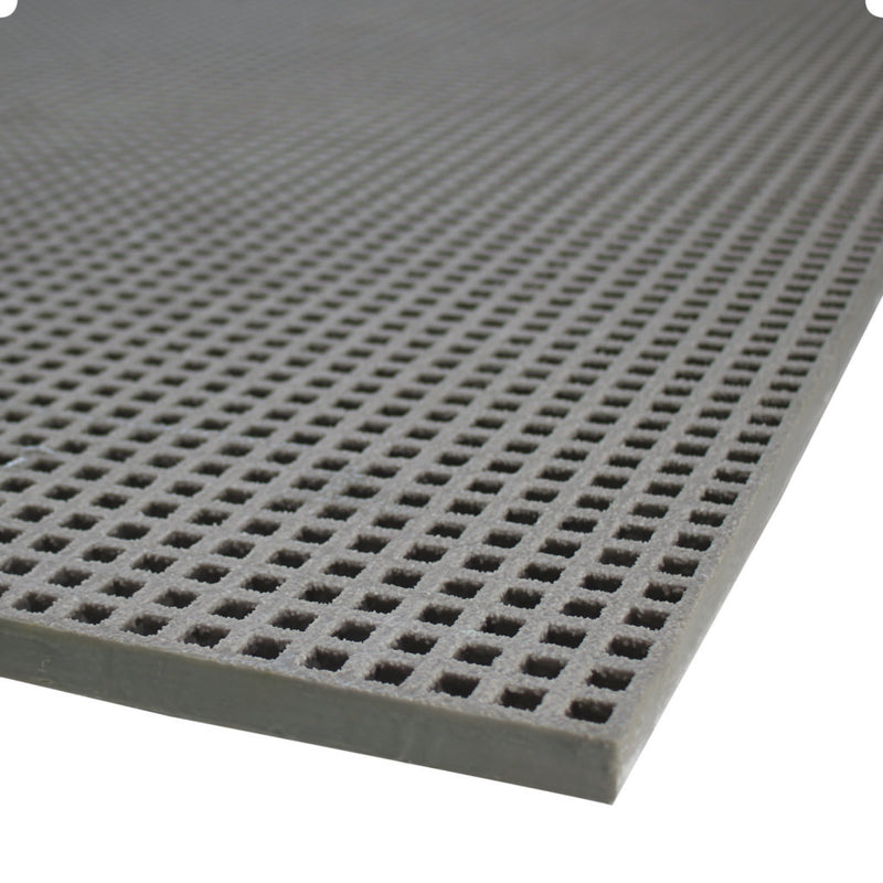 Grey GRP Open Mesh Grating - 50mm