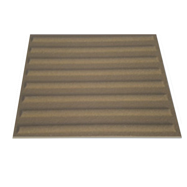 GRP Corduroy Tactile Paving For Stairs (400mm x 400mm)