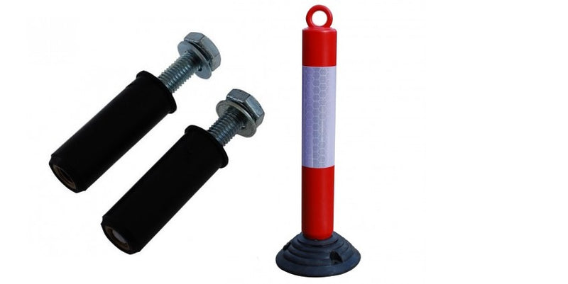 Flexible Bolt Down Bollard With Fixings