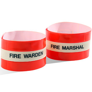 High Visibility Photoluminescent Fire Warden Armband