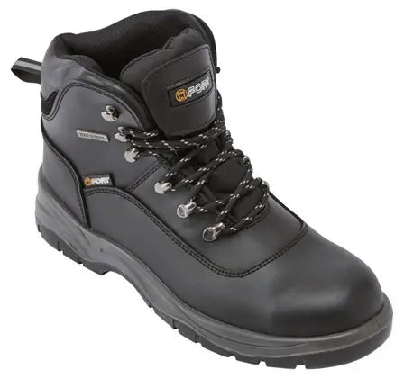 Black Fort Toledo Leather Safety Boot