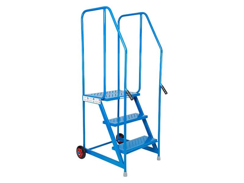 Blue Heavy Duty Mobile Safety Steps Ladder