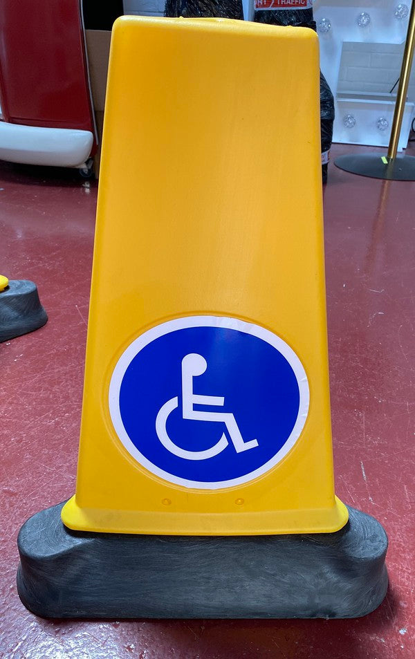 Disabled Parking Traffic Cone