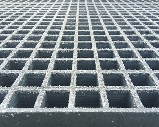 Grey GRP Open Mesh Grating - 50mm