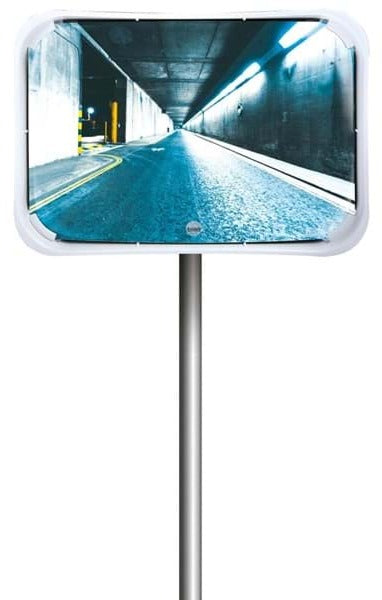 Unbreakable Vialux Multi Purpose Safety Mirror - White Frame