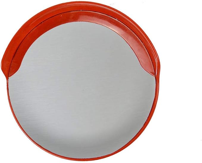 Orange Driveway Convex Safety Mirror