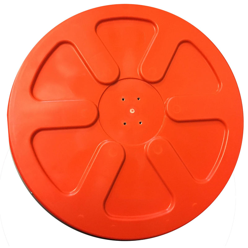 Orange Round Safety Convex Mirror