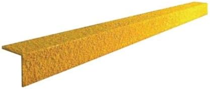 Anti-Slip Safety GRP Step Edge Stair Nosing - Yellow