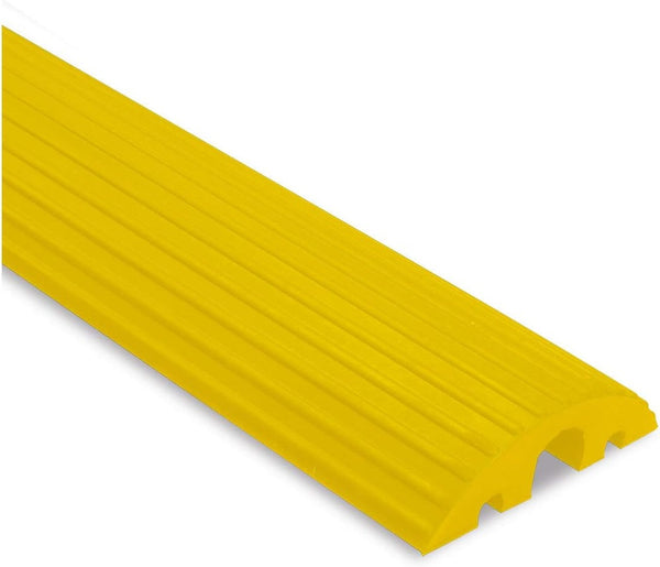 Small Traffic-Line Cable/Hose Protector Ramp - Yellow