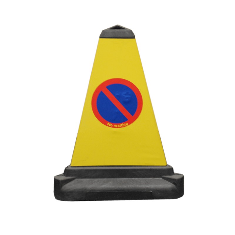 Triangular No Waiting Traffic Road Cone