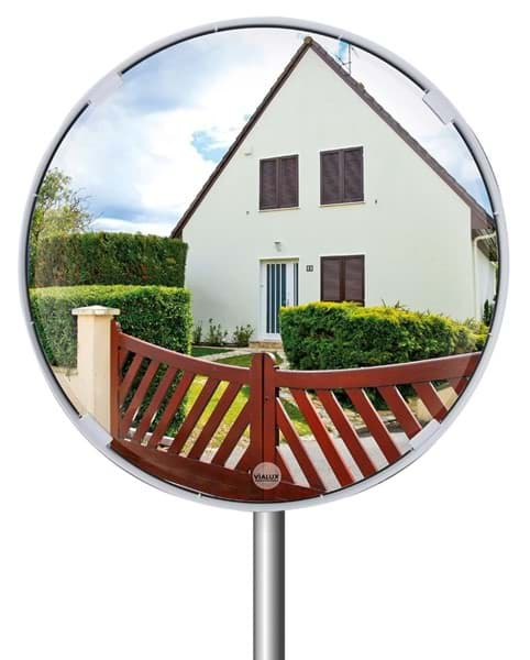 Unbreakable Vialux Multi Purpose Safety Mirror - White Frame